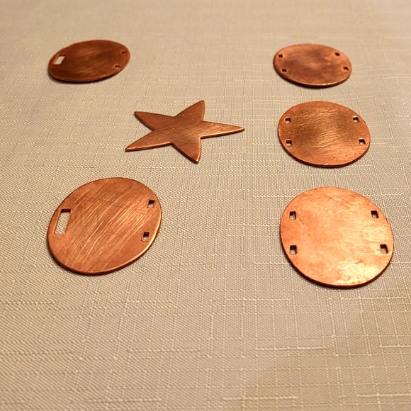 6 Copper enamelling blanks - Picture 2 of 6